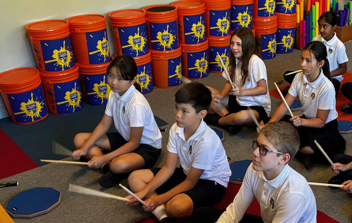 Grade 6 drumming practice