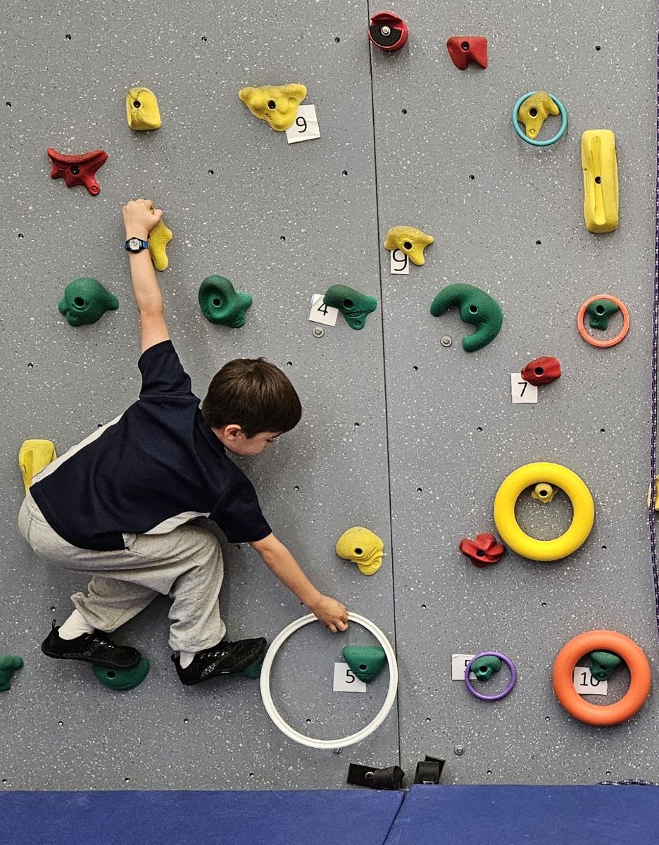 Rock climbing unit